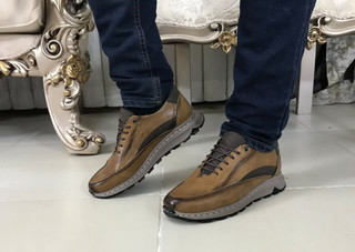 اسپرت مجلسی طبی دور دوخت قهوه ای (در سایت بالنسیاگا نیوبالانس اسکیچرز هوکا)